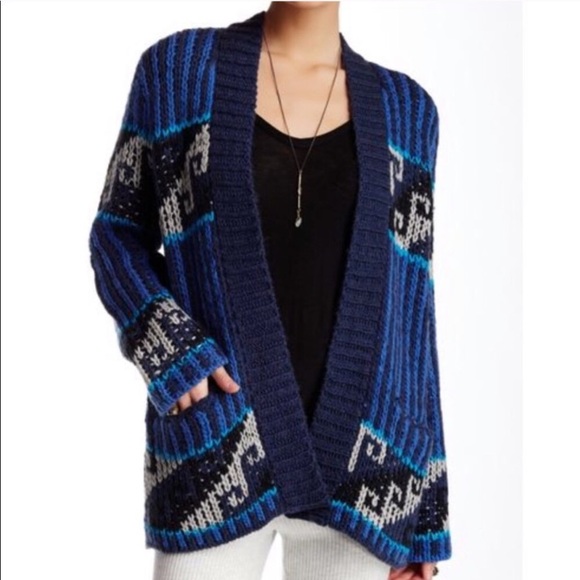 NWT Free People Time and Again Loose Knit Cardigan - Picture 2 of 8